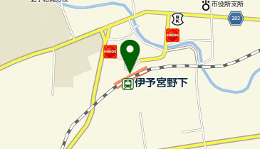 伊予宮野下の地図画像