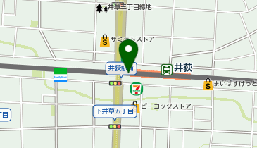 井荻の地図画像