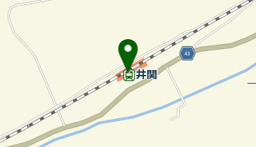 井関の地図画像