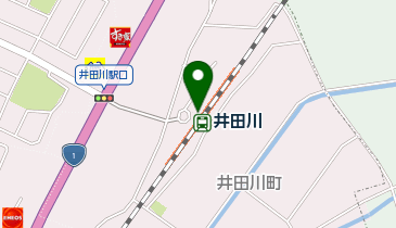 井田川の地図画像