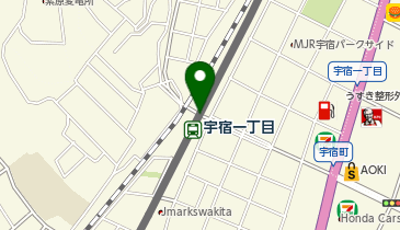 宇宿一丁目の地図画像