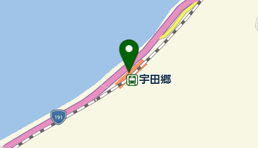 宇田郷の地図画像