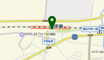 宇島の地図画像