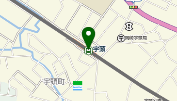 宇頭の地図画像