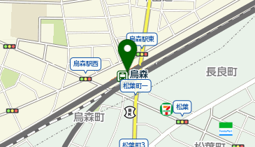 烏森の地図画像