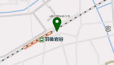 羽後岩谷の地図画像