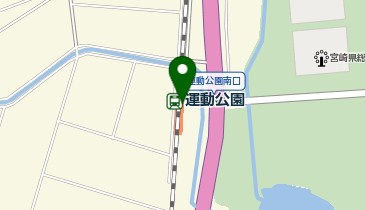運動公園(宮崎県)の地図画像