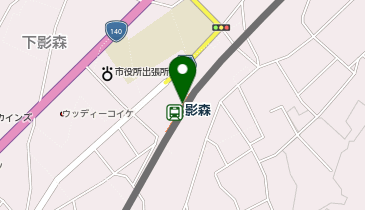 影森の地図画像