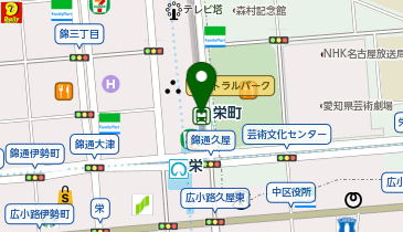 栄町(愛知県)の地図画像