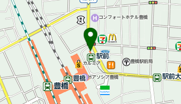 駅前(豊橋鉄道線)の地図画像