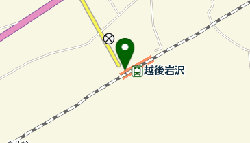 越後岩沢の地図画像