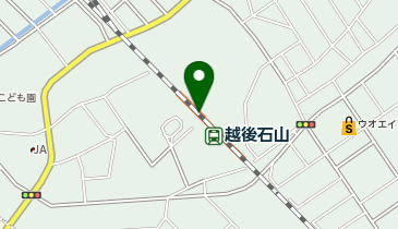 越後石山の地図画像