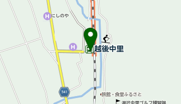 越後中里の地図画像