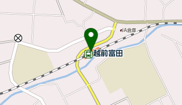 越前富田の地図画像