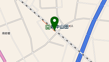 越中山田の地図画像