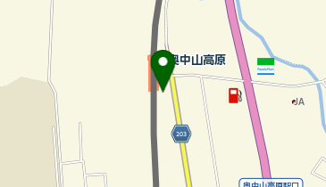 奥中山高原の地図画像