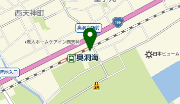 奥洞海の地図画像