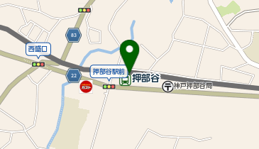 押部谷の地図画像