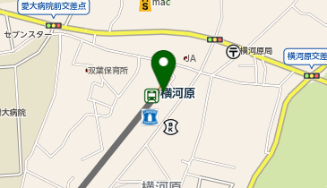 横河原の地図画像