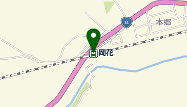 岡花の地図画像