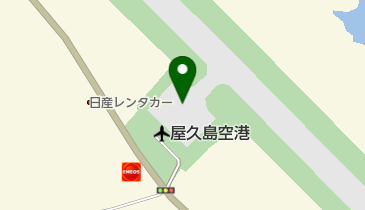 屋久島空港の地図画像