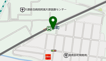 卸町(福島県)の地図画像