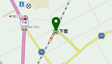 下里の地図画像