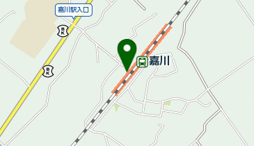 嘉川の地図画像