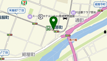 河原町(熊本県)の地図画像