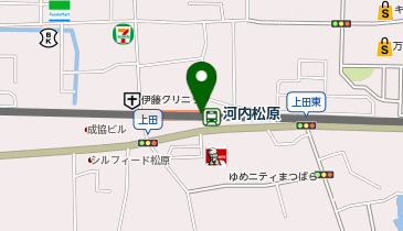 河内松原の地図画像