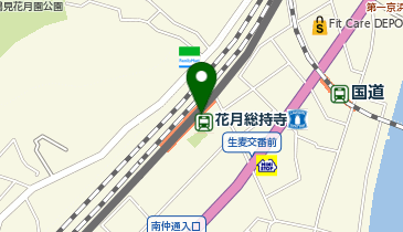花月総持寺の地図画像