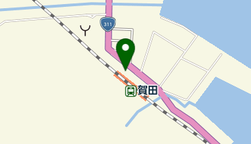 賀田の地図画像