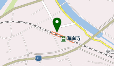 海岸寺の地図画像