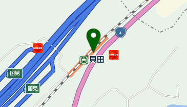 貝田の地図画像