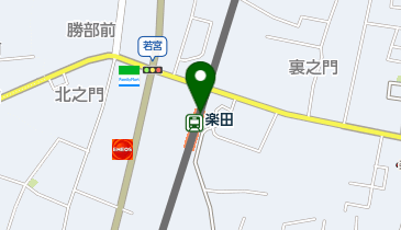 楽田の地図画像