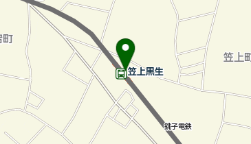 笠上黒生の地図画像