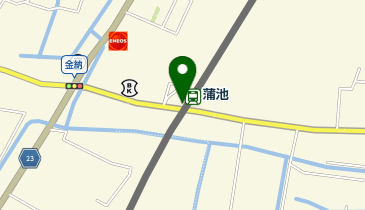 蒲池(福岡県)の地図画像