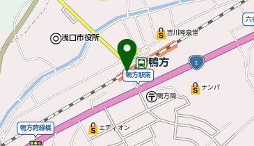 鴨方の地図画像