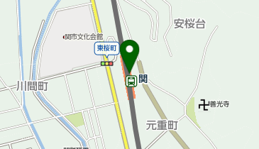 関(岐阜県)の地図画像