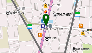 岸里の地図画像