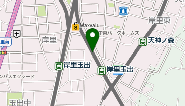 岸里玉出の地図画像