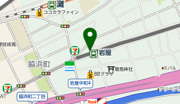 岩屋(阪神線)の地図画像
