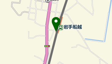 岩手船越の地図画像