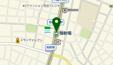 騎射場の地図画像