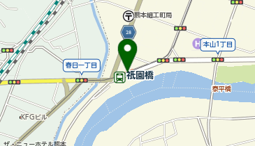 祇園橋の地図画像