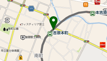 吉原本町の地図画像