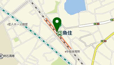 魚住の地図画像