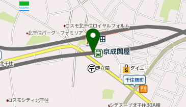 京成関屋の地図画像
