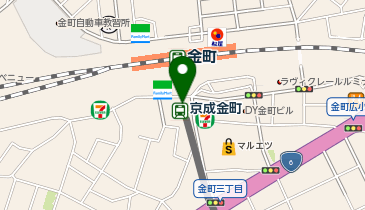京成金町の地図画像