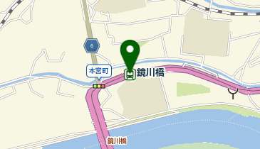 鏡川橋の地図画像